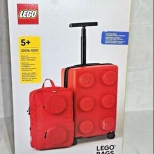 LEGO Red Travel Set with Suitcase and Backpack